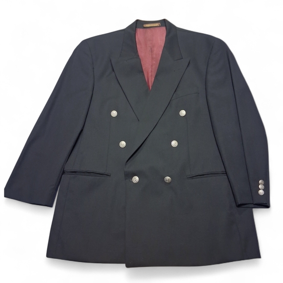 FIORI Other - Vintage Fiori Wool Blazer Mens Size 43 R- black suit coat